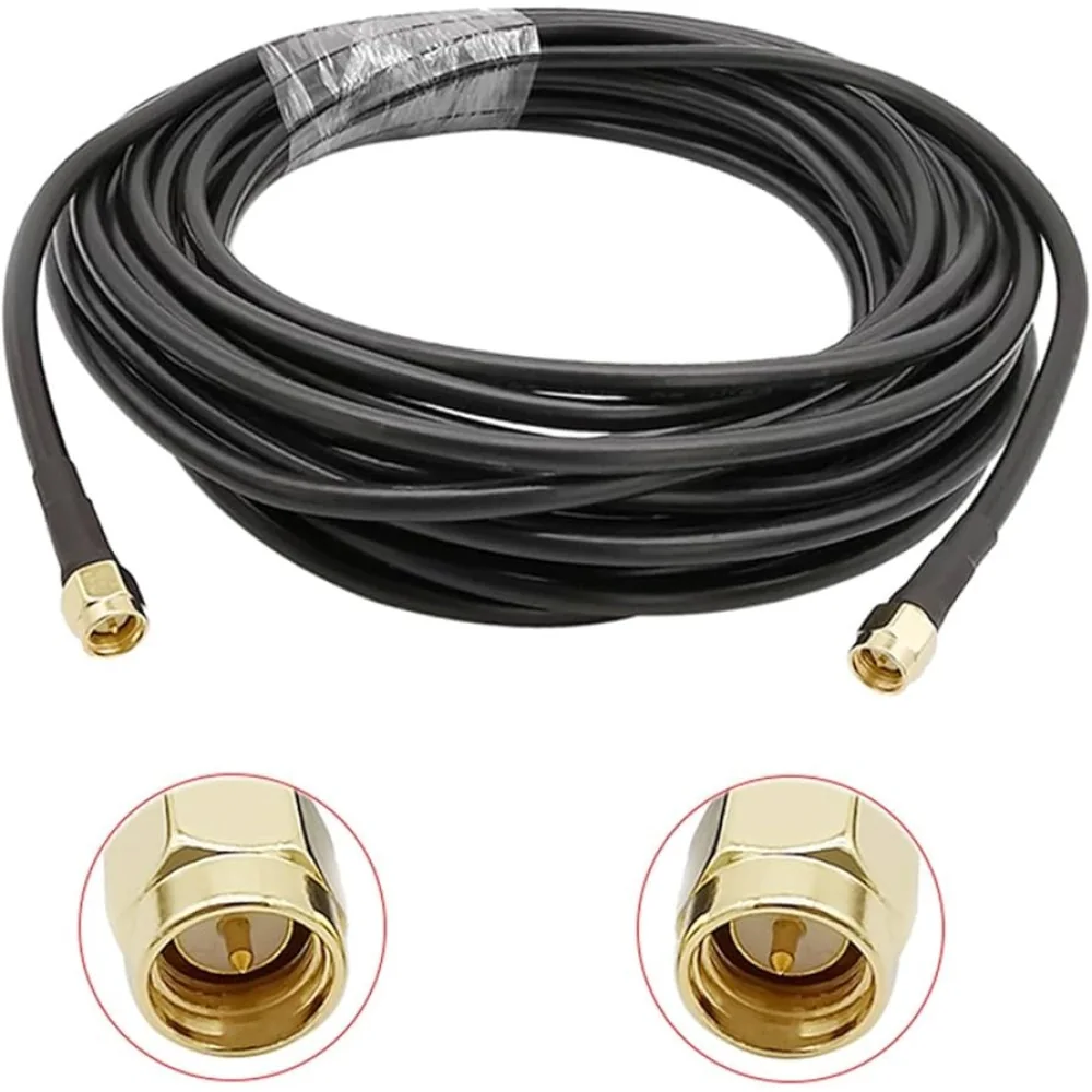 Кабель LMR195 SMA (male) — SMA (male), 1 м