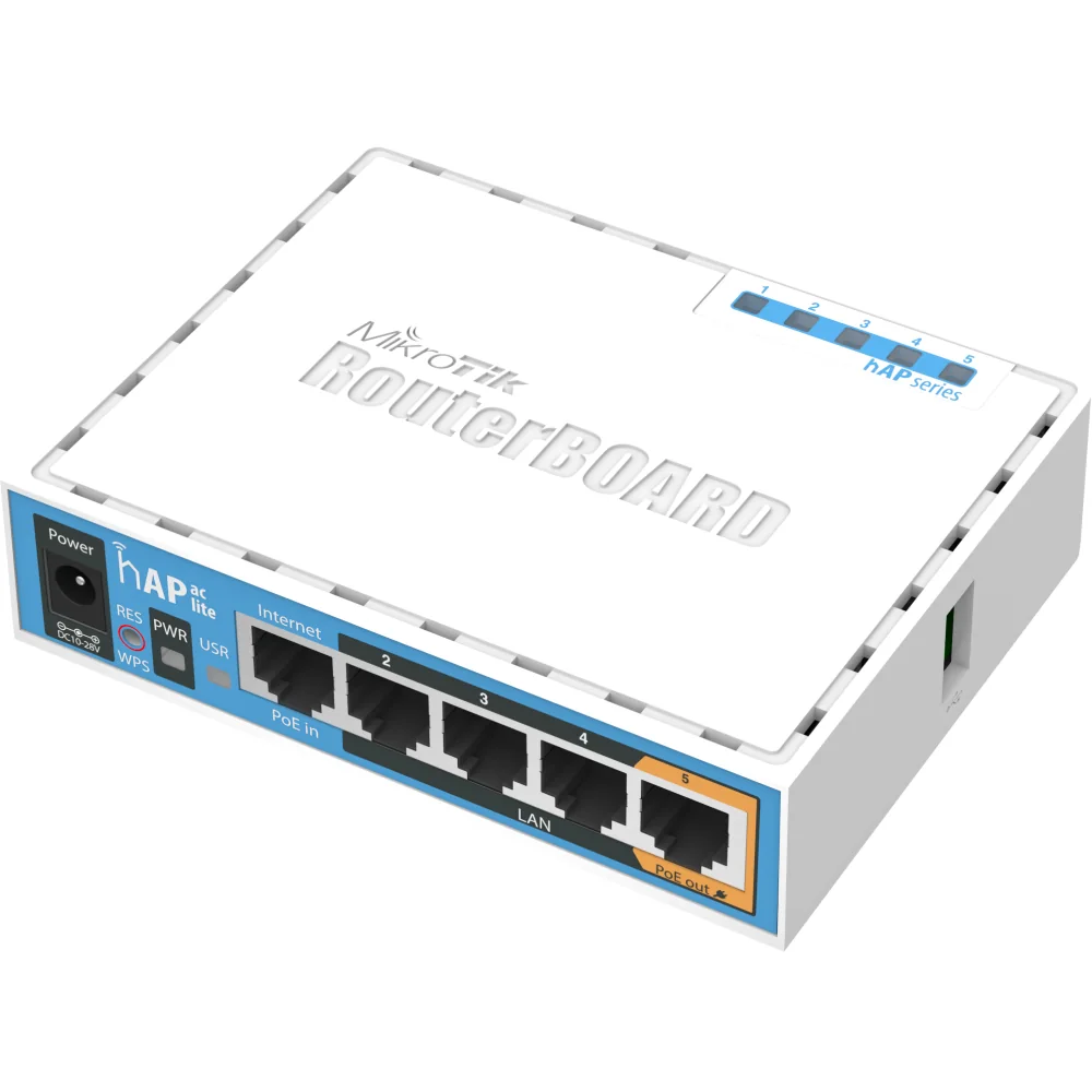Wi-Fi роутер MikroTik hAP ac lite